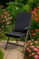 Coussin fauteuil de jardin : Noir