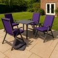 Coussin fauteuil de jardin : Violet