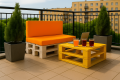 CUSCINI PER PALLET - FLAT: Arancione