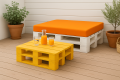 CUSCINI PER PALLET - FLAT: Arancione