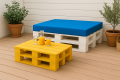 CUSCINI PER PALLET - FLAT: Blu