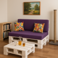 CUSCINI PER PALLET - FLAT: Viola
