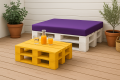 CUSCINI PER PALLET - FLAT: Viola