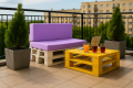 CUSCINI PER PALLET - FLAT: Viola1
