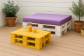 CUSCINI PER PALLET - FLAT: Viola1