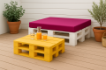 CUSCINI PER PALLET - FLAT: Rosa