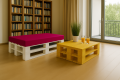 CUSCINI PER PALLET - FLAT: Rosa