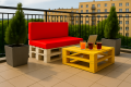 CUSCINI PER PALLET - FLAT: Rosso