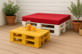 CUSCINI PER PALLET - FLAT: Rosso