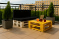 CUSCINI PER PALLET - FLAT: Nero