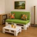 CUSCINI PER PALLET - FLAT: Verde 1