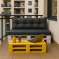 Cuscini per pallet Mix: Antracite