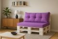 Cuscini per pallet Mix: Viola