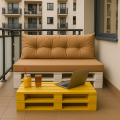 Cuscini per pallet Mix: Beige