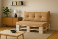 Cuscini per pallet Mix: Beige