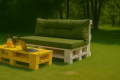 Cuscini per pallet Mix: Verde