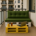 Cuscini per pallet Mix: Verde