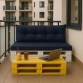 Cuscini per pallet Mix: Blu marino