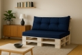 Cuscini per pallet Mix: Blu marino