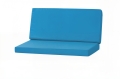 Poduszki na sofę ogrodową technorattanową 2-3-osobową: Niebieski