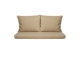 Poduszki na sofę ogrodową polirattan 2-3-osobową: Beżowe