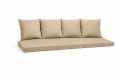 Poduszki na sofę ogrodową polirattan 2-3-osobową: Beżowe