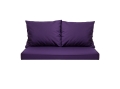 Poduszki na sofę ogrodową polirattan 2-3-osobową: Fioletowe