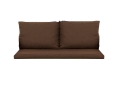 Poduszki na sofę ogrodową polirattan 2-3-osobową: Brązowe