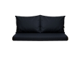 Poduszki na sofę ogrodową polirattan 2-3-osobową: Granatowy