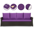 CUSCINI PER DIVANO DA GIARDINO 2-3 POSTI  Viola