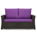 CUSCINI PER DIVANO DA GIARDINO 2-3 POSTI  Viola