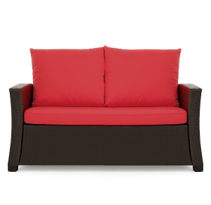 CUSCINI PER DIVANO DA GIARDINO 2-3 POSTI Rosso