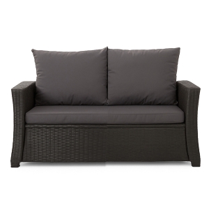 CUSCINI PER DIVANO DA GIARDINO 2-3 POSTI: Grigio scuro