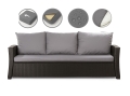 CUSCINI PER DIVANO DA GIARDINO 2-3 POSTI Grigio