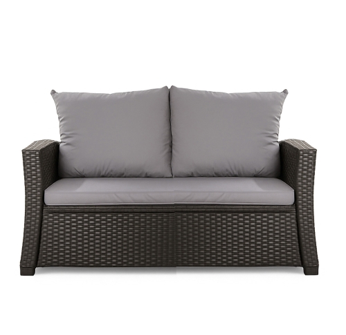 CUSCINI PER DIVANO DA GIARDINO 2-3 POSTI Grigio