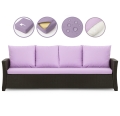 CUSCINI PER DIVANO DA GIARDINO 2-3 POSTI  Viola 