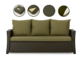 CUSCINI PER DIVANO DA GIARDINO 2-3 POSTI Verde