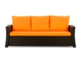 CUSCINI PER DIVANO DA GIARDINO 2-3 POSTI Arancione