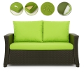 CUSCINI PER DIVANO DA GIARDINO 2-3 POSTI Lime