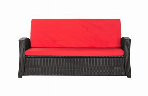 CUSCINI PER DIVANO DA GIARDINO 2-3 POSTI SLIM Rosso 