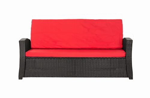 CUSCINI PER DIVANO DA GIARDINO 2-3 POSTI SLIM Rosso 