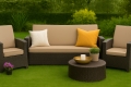 CUSCINI PER DIVANO DA GIARDINO 2-3 POSTI SLIM Beige