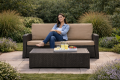 CUSCINI PER DIVANO DA GIARDINO 2-3 POSTI SLIM Beige