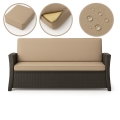 CUSCINI PER DIVANO DA GIARDINO 2-3 POSTI SLIM Beige