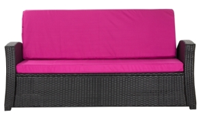 CUSCINI PER DIVANO DA GIARDINO 2-3 POSTI SLIM Rosa