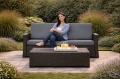 CUSCINI PER DIVANO DA GIARDINO 2-3 POSTI SLIM Grigio