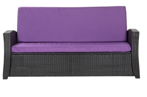 CUSCINI PER DIVANO DA GIARDINO 2-3 POSTI SLIM Viola