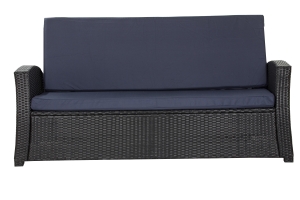 CUSCINI PER DIVANO DA GIARDINO 2-3 POSTI SLIM Blu scuro