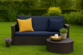 CUSCINI PER DIVANO DA GIARDINO 2-3 POSTI SLIM Blu scuro