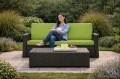 CUSCINI PER DIVANO DA GIARDINO 2-3 POSTI SLIM Lime